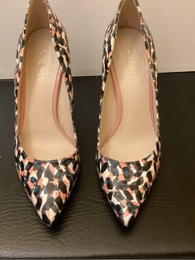 Nine West Multicolor Leopard-Print Pointed Toe Pumps